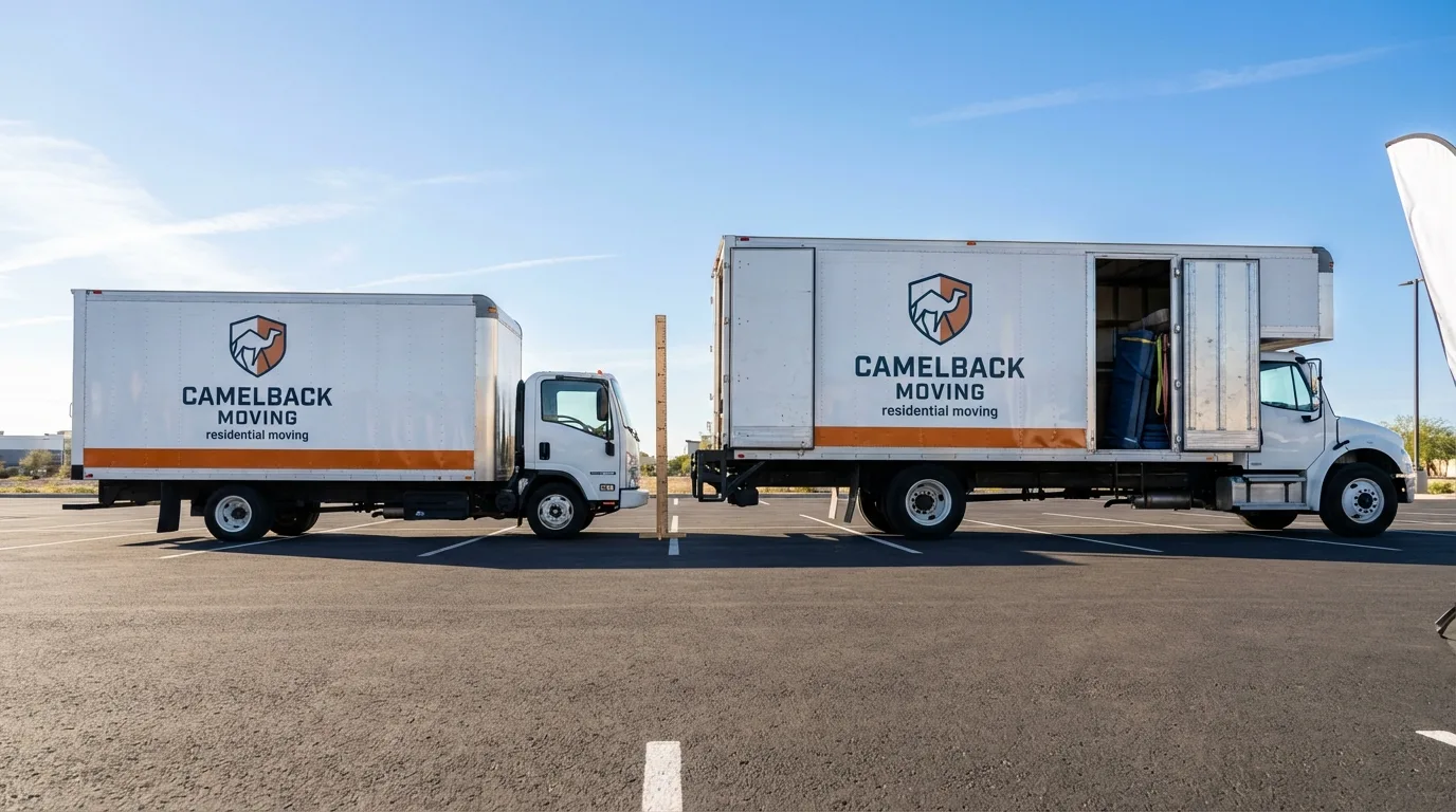 Moving truck size capacity guide in West Point